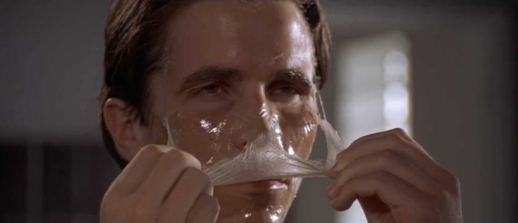 Picture of: A breakdown of Patrick Bateman’s extensive beauty routine