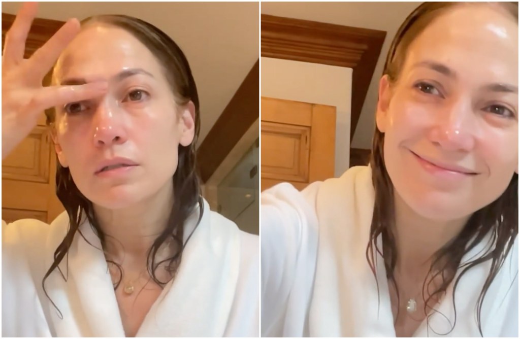 Picture of: Jennifer Lopez Cut Her Morning Skin-Care Routine Down to Under