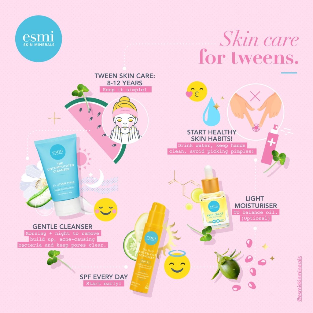 Picture of: Skincare for Tweens – esmi Skin Minerals